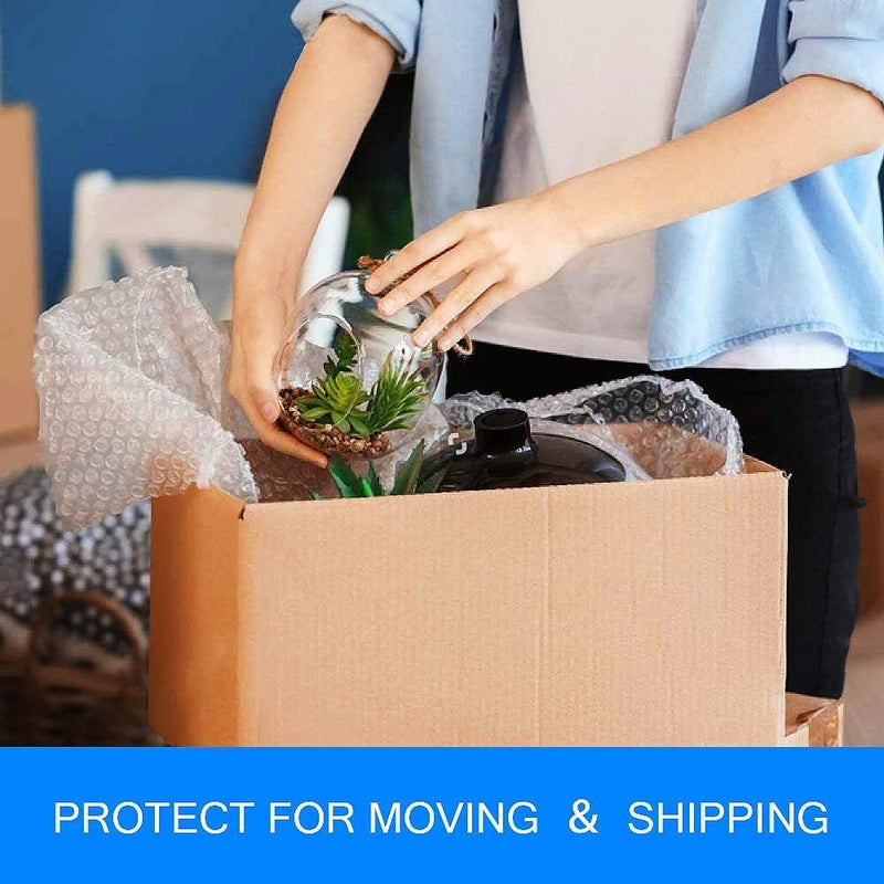 packbabol Bubble Cushioning Wrap Rolls 2-Pack, 12 Inch x 72 Feet 3/16" Air Bubble, Bubble Moving Wrap for Packing, Moving Supplies, Small business - Image 5